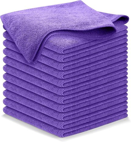 12Pcs Microfiber Cleaning Cloth