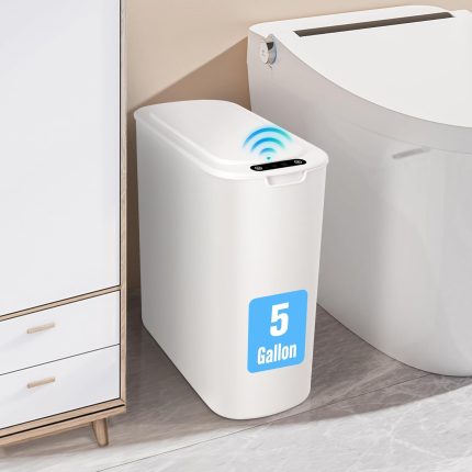 5 Gallon Automatic Bathroom Trash Can