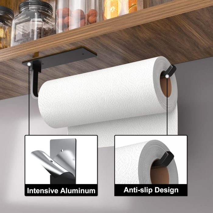 Paper Towel Holder Self-Adhesive or Drilling - Image 2