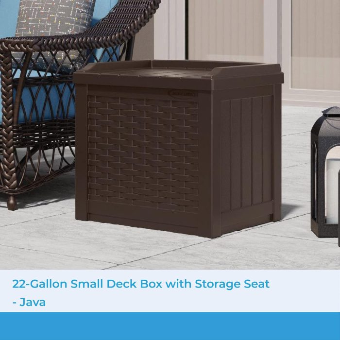 22 Gallon Small Resin Storage Seat - Image 2