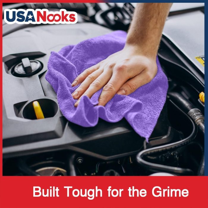 12Pcs Microfiber Cleaning Cloth - Image 3