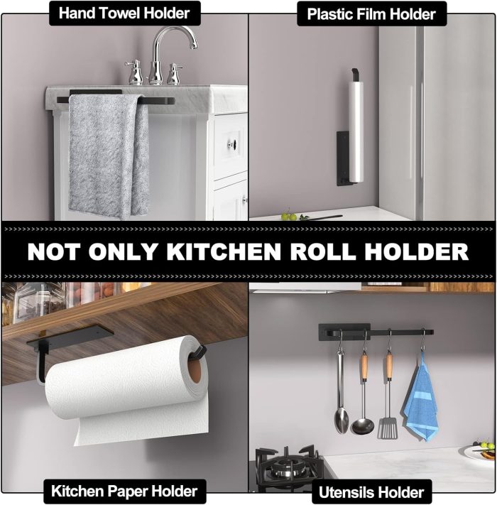 Paper Towel Holder Self-Adhesive or Drilling - Image 4