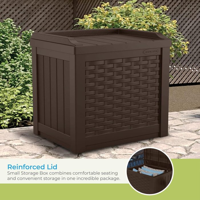 22 Gallon Small Resin Storage Seat - Image 4