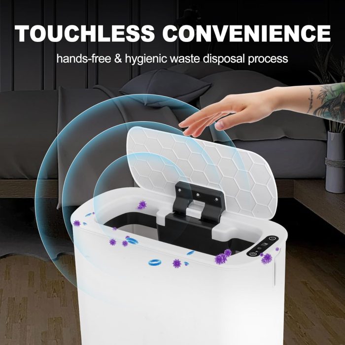 5 Gallon Automatic Bathroom Trash Can - Image 4
