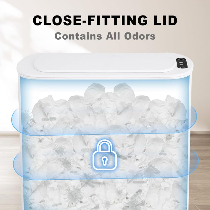 5 Gallon Automatic Bathroom Trash Can - Image 7