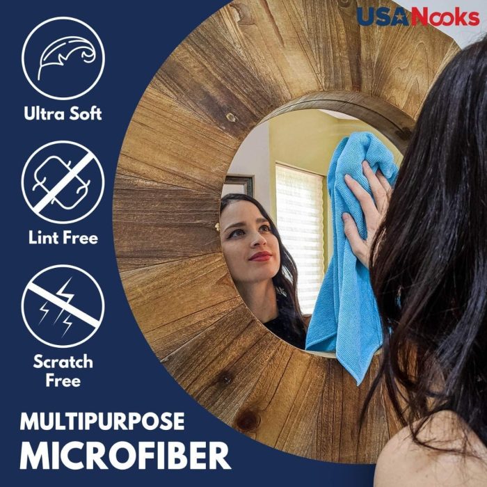12Pcs Microfiber Cleaning Cloth - Image 4